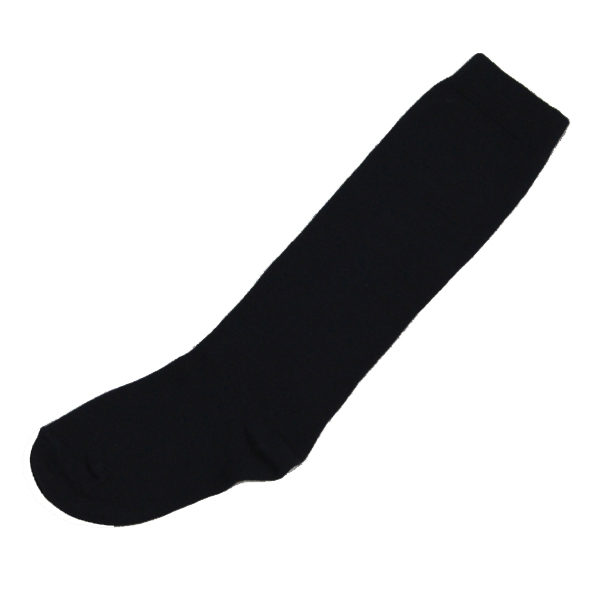 Navy Flat Knee-hi Socks - Classic Designs