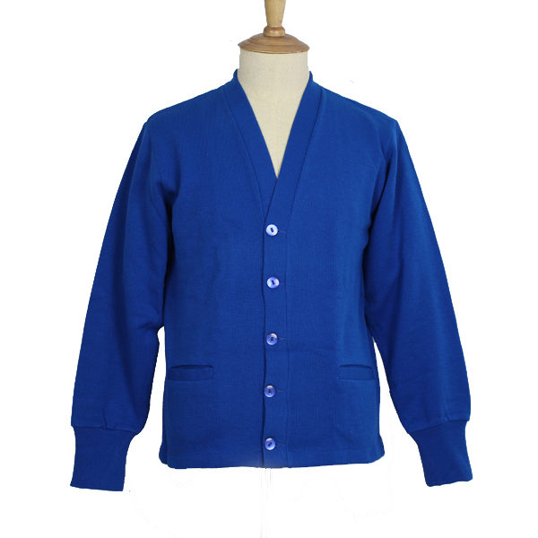 Royal Blue Cardigan Sweater - Classic 