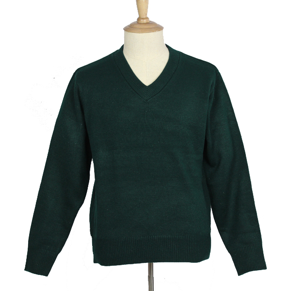 Green Pullover Sweater - Classic Designs