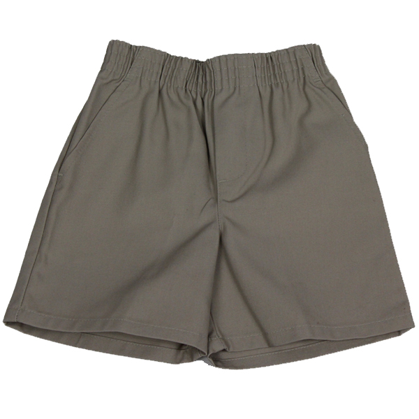 Khaki Full Elastic Twill Shorts - Classic Designs